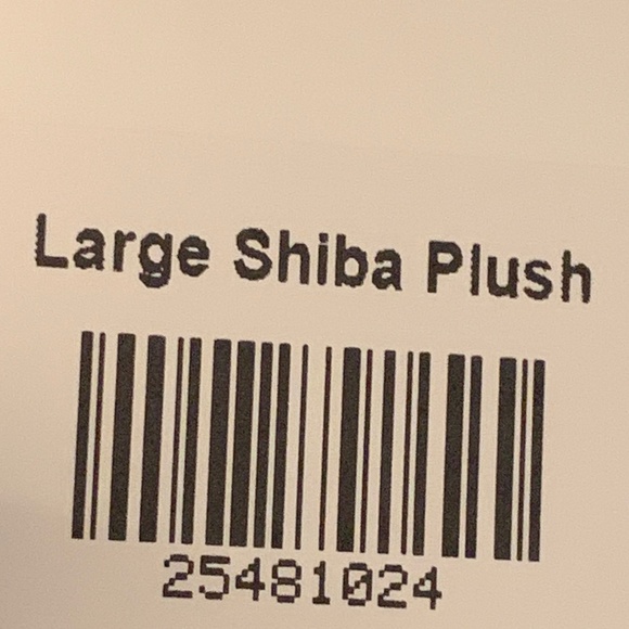 Dashing Nova Large Shiba Bobba Sipping Plush Pillow - 55cm  NwT - Picture 13 of 14